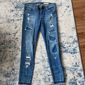 BlankNYC patched jeans